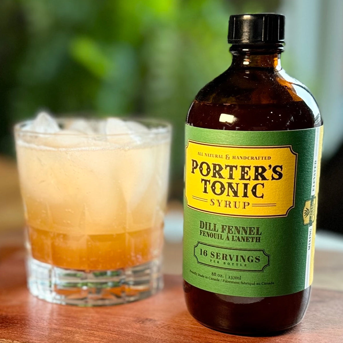 Grace’s Garden made with Porter’s Tonic Dill Fennel