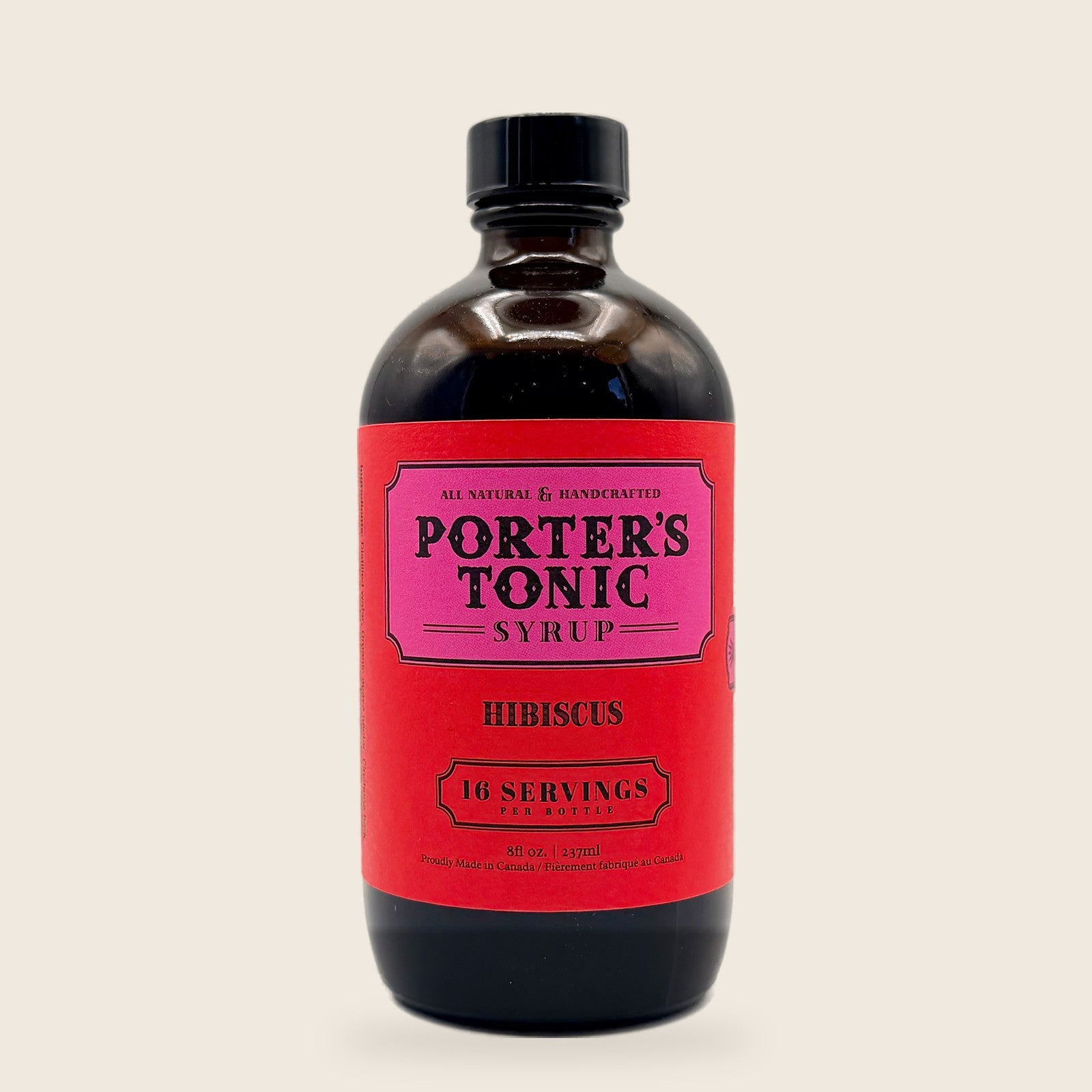 Porter's Tonic Hibiscus bottle