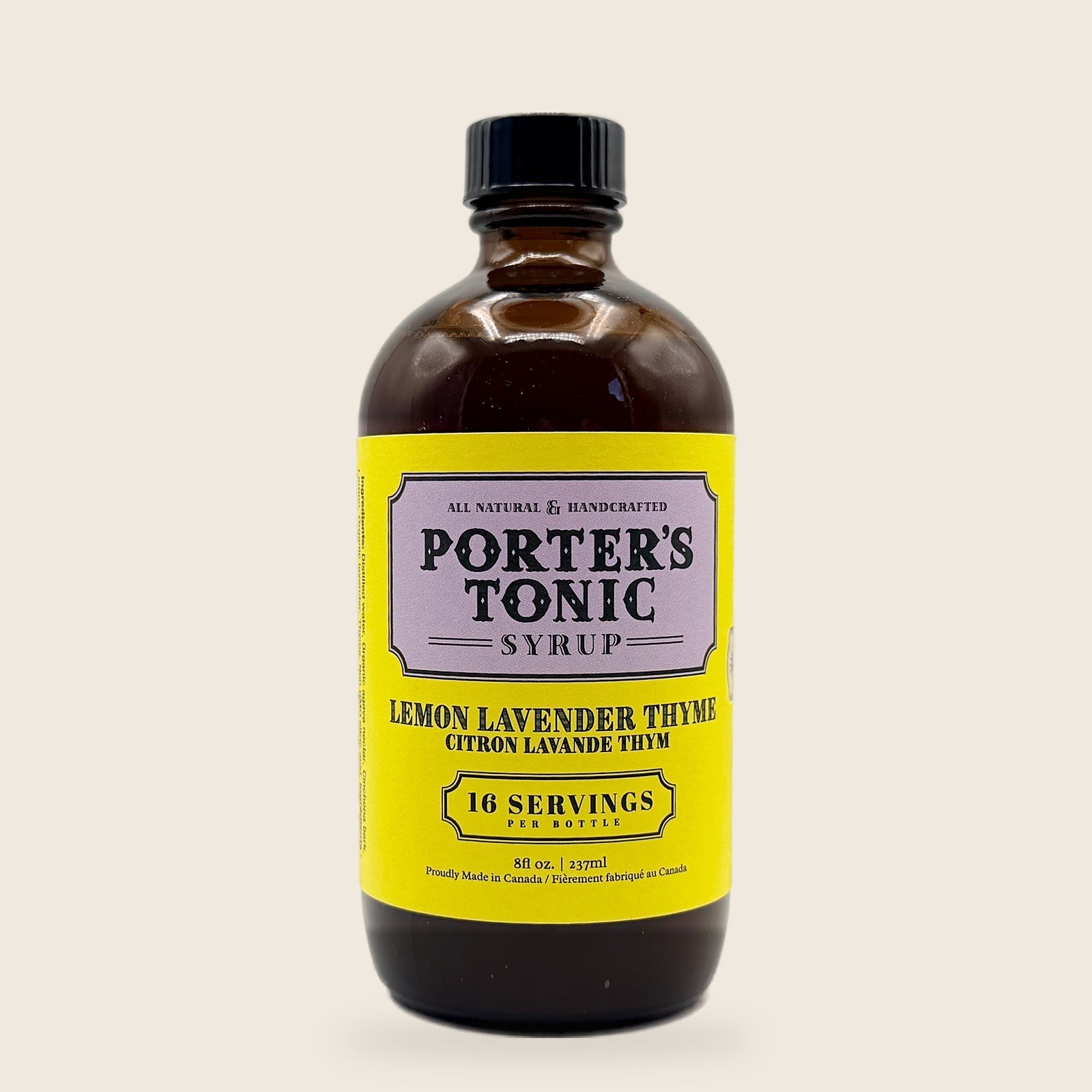 Porter’s Lemon Lavender Thyme bottle