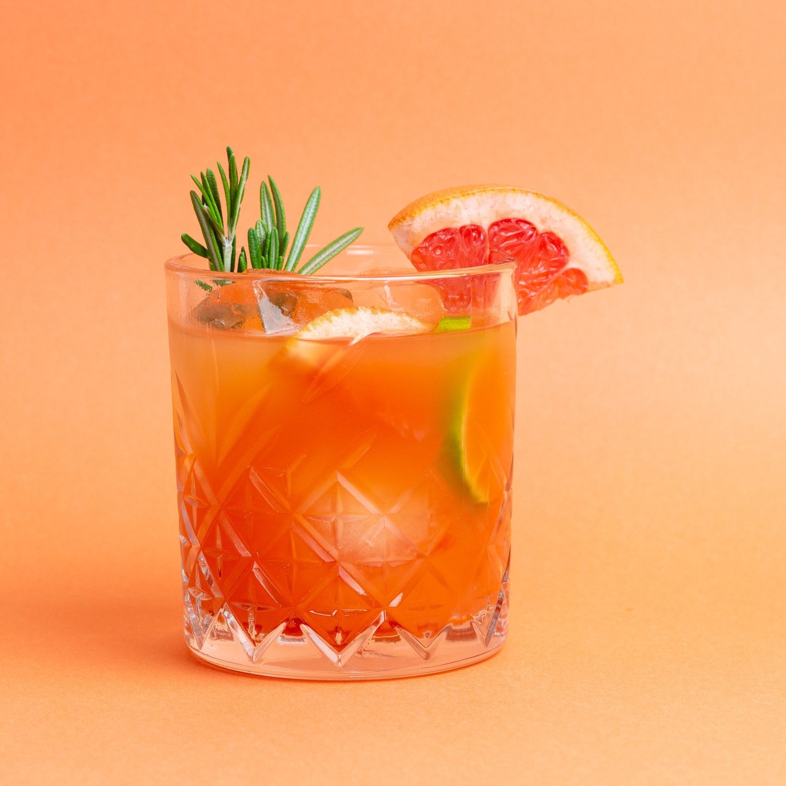 Rosemary Grapefruit Paloma Mocktail with Porter's Tonic Grapefruit