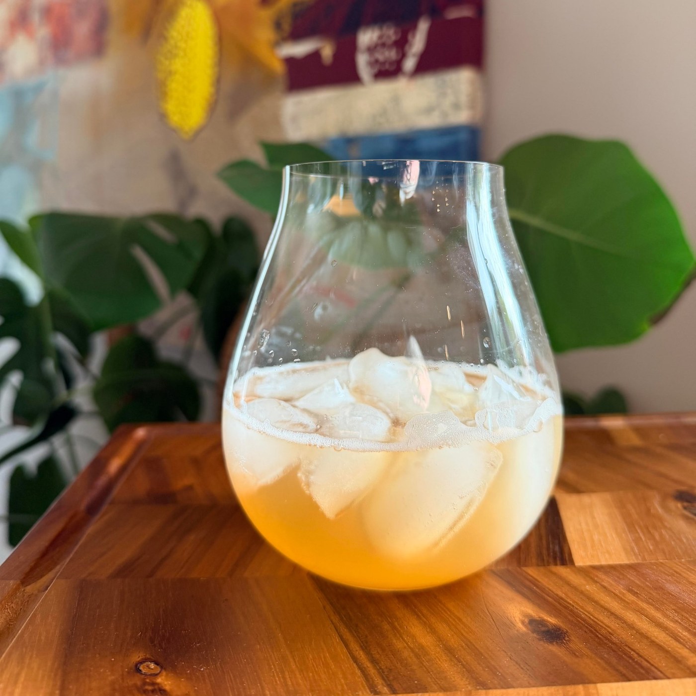 The Perfect Gin and Tonic over ice in a stemless glass